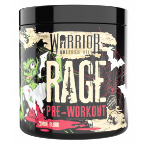 Produktbild von Genius Nutrition Warrior Rage Pre-Workout - 392g Blazin' Blue Raz