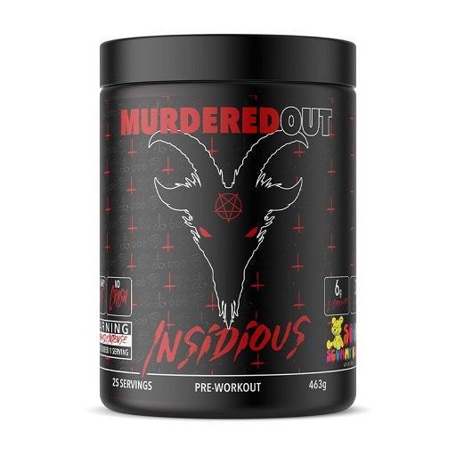Produktbild von Murdered Out Insidious Preworkout 463g Sour Scummy Bear