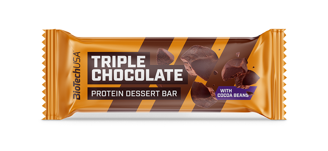 BioTech Protein Dessert Bar 50g EINZELN Geschmack Triple Chocolate