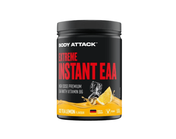 Body Attack Extreme Instant EAA 500 gramm inhalt geschmacksrichtung ice tea lemon