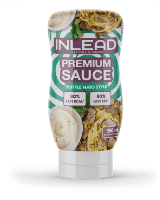 Produktbild von der Inlead Premium Sauce mit 350ml Inhalt und der Geschmacksrichtung Truffle Mayo Style