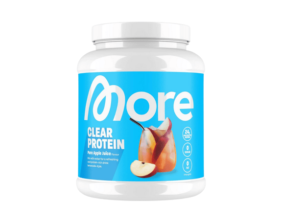 More Nutrition clear Protein mit apfelsaft Geschmack und 600 gramm inhalt