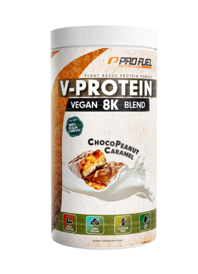 Produktbild von ProFuel V-Protein Vegan 8K Blend 750g Salted Caramel
