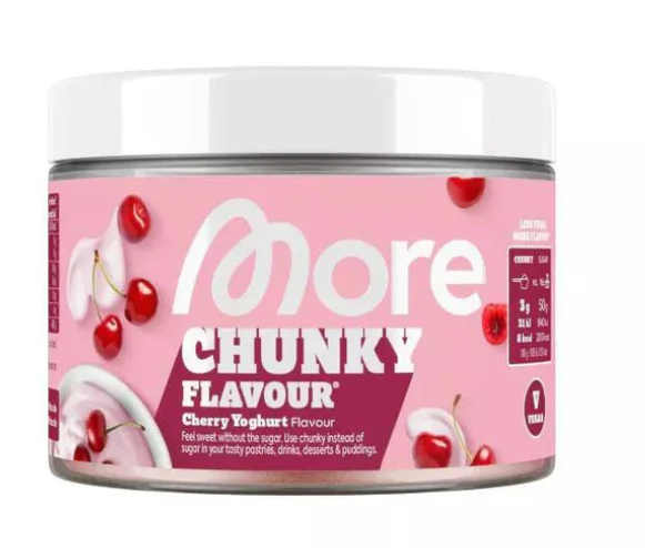 Produktbild von More Nutrition Chunky Flavour Geschmackspulver mit der Geschmacksrichtung Cherry Yoghurt