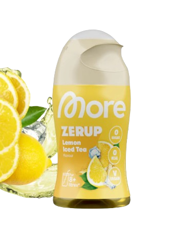 Produktbild von More Nutrition More ZERUP mit der Geschmacksrichtung Lemon iced Tea