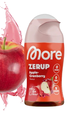 Produktbild von More Nutrition More ZERUP mit der Geschmacksrichtung Apple Cranberry