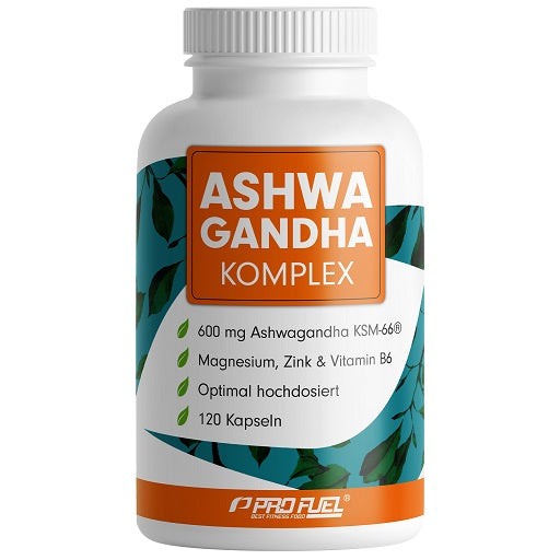 Produktbild von ProFuel Ashwagandha Komplex KSM-66 120 Kapseln
