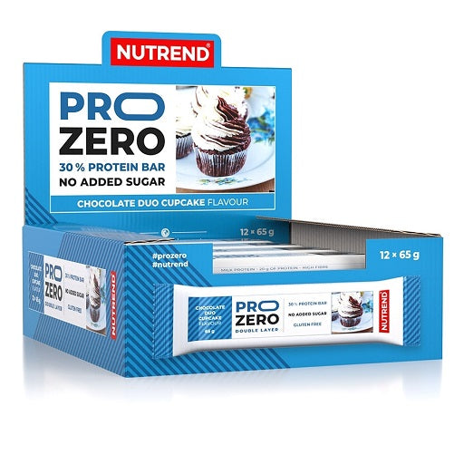 Produktbild von Nutrend PROZERO Bar 12x65g Milch-Schokoladen-Cupcake