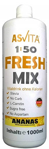 Produktbild von ASVita Fresh Mix Mineralgetränk 1/80 - 1L Maracuja-Papaya