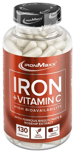 Produktbild von IronMaxx Eisen + Vitamin C - 130 Kapseln