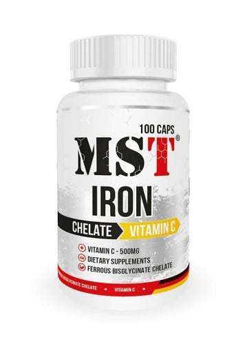 Produktbild von MST - Iron Chelate + Vitamin C 500mg 100 Caps