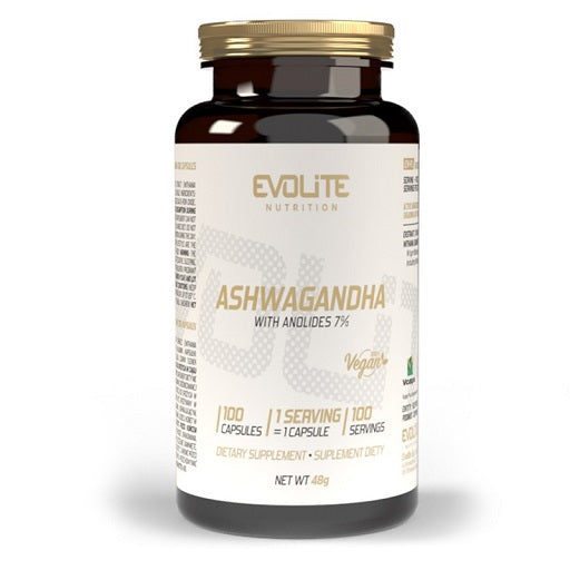 Produktbild von Evolite Nutrition Ashwagandha 100 Caps