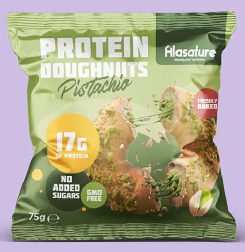Produktbild von Alasature Protein Doughnuts 8 x 75g Chocolate