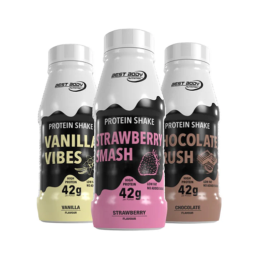 Best Body Protein Shake RTD 8 PET Flaschen Geschmack Chocolate Crush