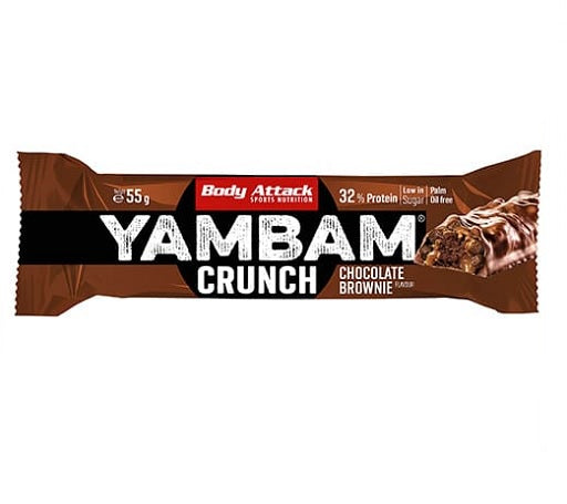 Body Attack YAMBAM CRUNCH Protein Riegel (15x55g) White Chocolate