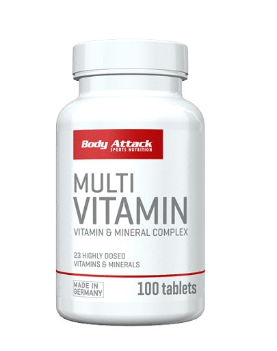 Produktbild von Body Attack Multi Vitamin 100 Tabletten
