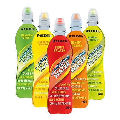 Weider L-Carnitine WATER 6 x 500ml Ananas Mango
