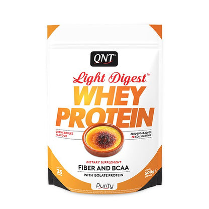 QNT Light Digest Whey Protein 500g Creme Brulee
