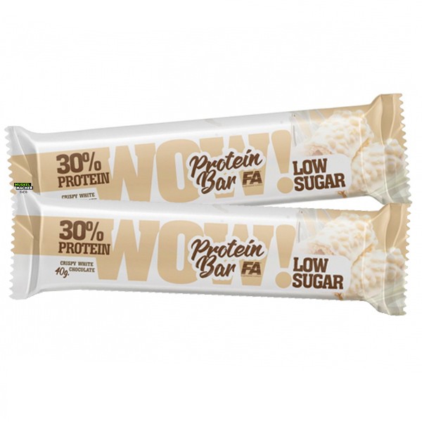 Produktbild von FA Nutrition WOW Protein Bar 40g Crispy White Chocolate
