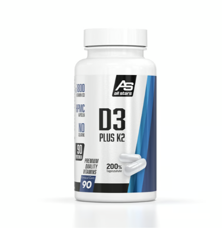 ALL STARS Vitamin D3 + K2 - 90 Kapseln