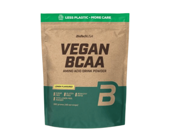 BioTech Vegan BCAA mit 360 Gramm Inhalt und Geschmacksrichtung Lemon
