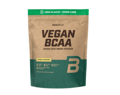 BioTech Vegan BCAA mit 360 Gramm Inhalt und Geschmacksrichtung Lemon