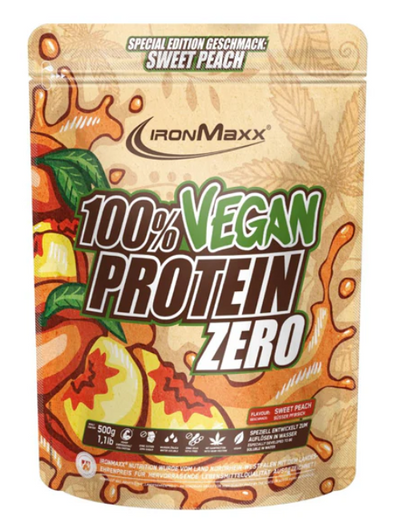 Produktbild von IronMaxx 100% Vegan Protein Zero 500g Mixed Berries