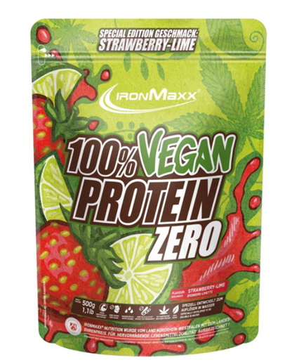 Produktbild von IronMaxx 100% Vegan Protein Zero 500g Peanut Chocolate