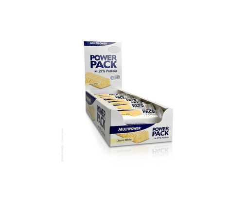 Power Pack Protein Bars von Multipower classic white chock