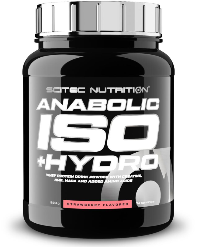 Scitec Nutrition Anabolic Iso + Hydro, 950 g Dose, Erdbeere