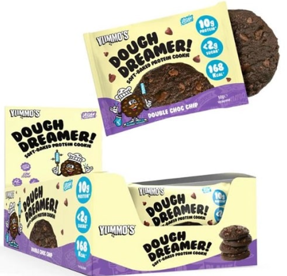 Produktbild von Yummo's Dough Dreamer VEGAN Protein Cookie 12x50g