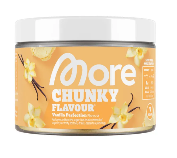 Produktbild von More Nutrition Chunky Flavour Geschmackspulver mit der Geschmacksrichtung Vanilla Perfection