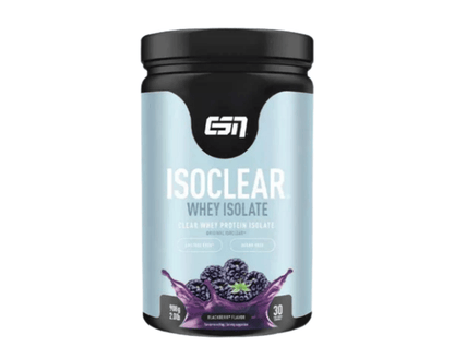 esn isoclear whey isolate geschmacksrichtung blackberry 908 gramm inhalt