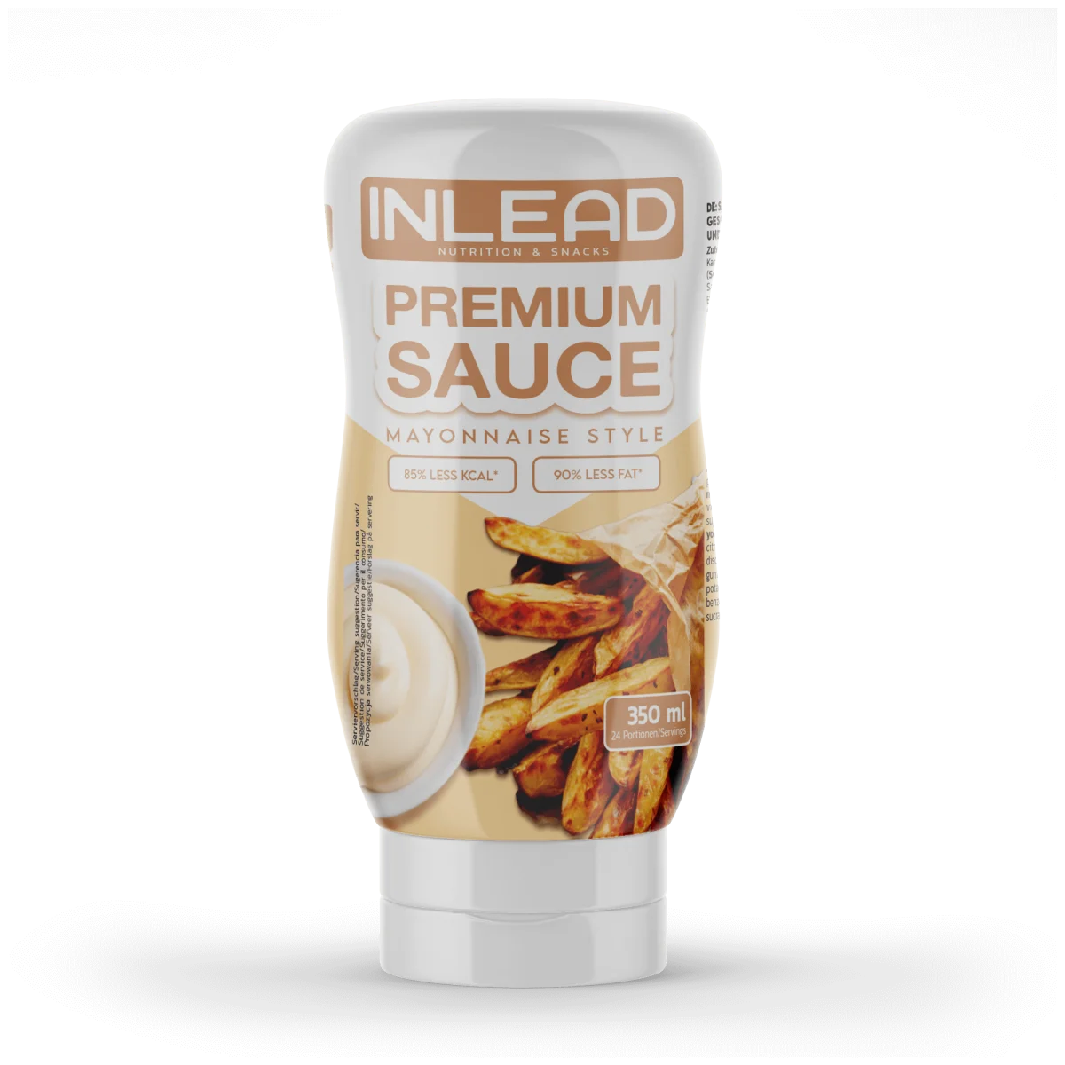 Produktbild der kolrienarmen sauce von inlead - Die Premium sauce mit 350ml Inhalt und der Geschmacksrichtung mayonaise