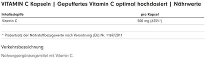 Vitamin C gepuffert
